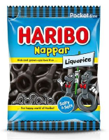 Haribo Nappar Lakrits, 80 g
